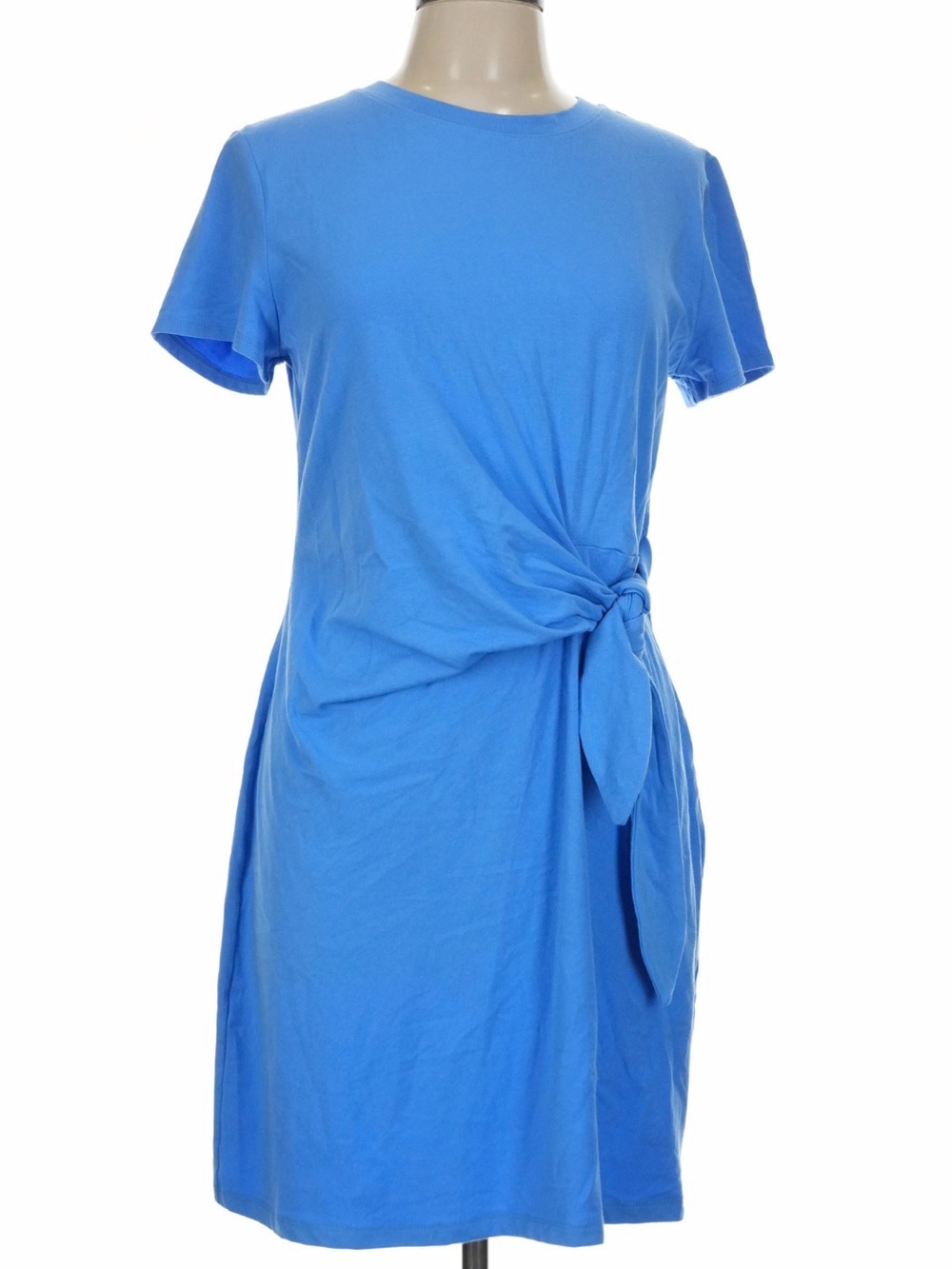 a new day Royal Blue Knot-Waist Midi Dress